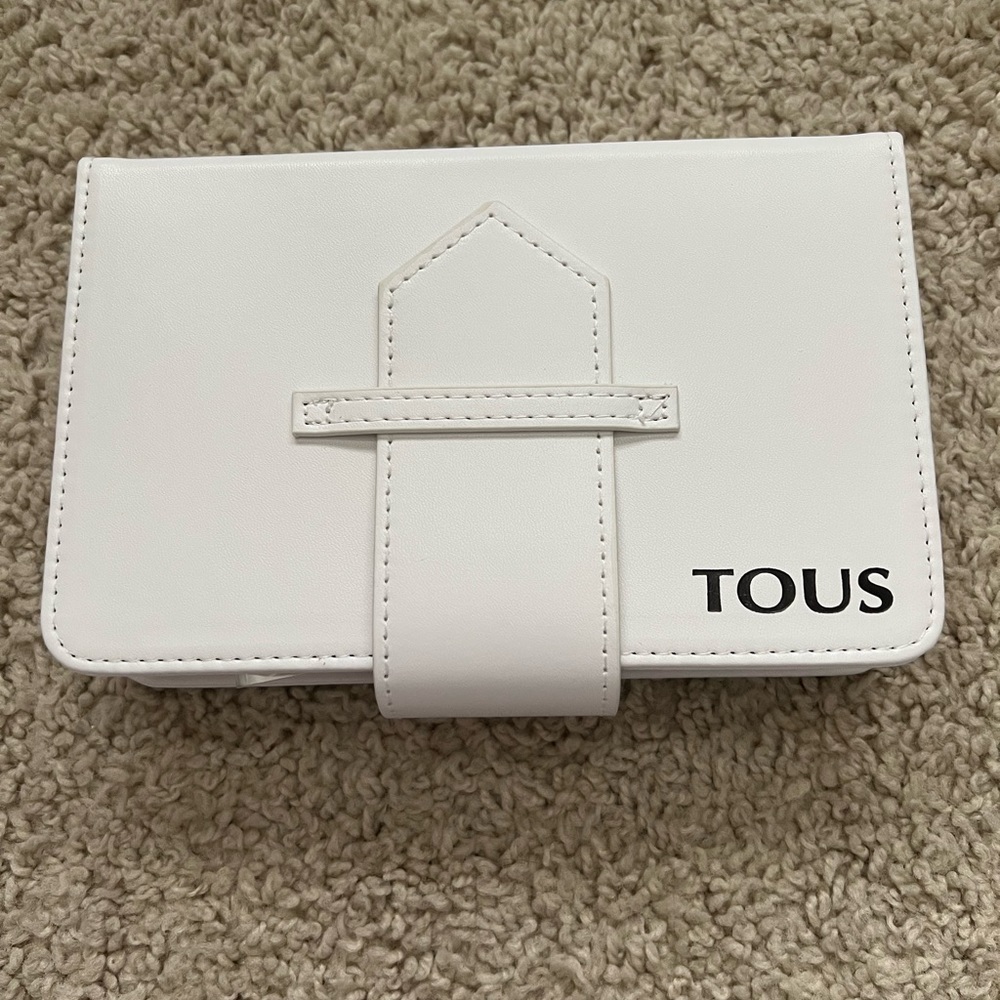 New in box TOUS jewelry /makeup box with brushes